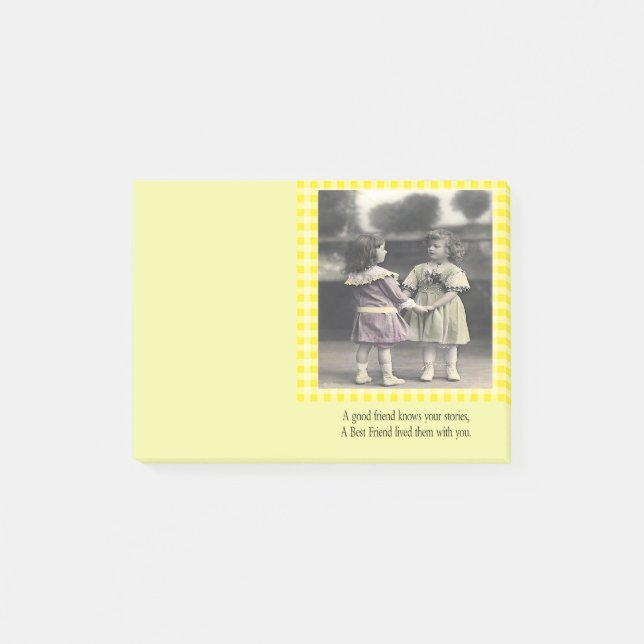 A Good Friend Knows Your Stories Post-it Notes (Front)