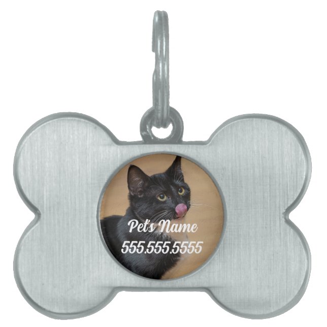 A Good Lick Painterly Pet ID Tag (Front)