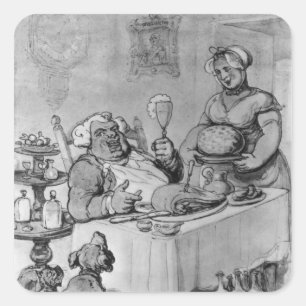 A Good Meal, Square Sticker