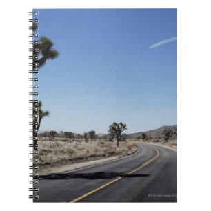 a good shaped street in the middle of the notebook