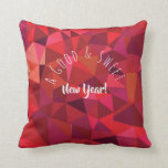 A Good & Sweet New Year! Holiday Pomegranates Throw Pillow<br><div class="desc">Happy Rosh Hashanah Jewish New Year Holiday Pomegranates Watercolor Illustration. Shana Tova! Hebrew Wishes text. "A Good & Sweet New Year!" Calligraphy Text, Pomegranates Geometric Abstract Pattern Watercolor Illustration Modern, Autumn Holiday Festival, Birthday, Sukkot. L'Shanah Tovah Judaica. Hand Drawn Watercolor. Home > Home Décor > Pillows & Poufs > Throw...</div>