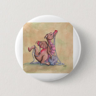 A Good Yarn 2 Inch Round Button