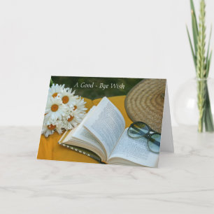 A Goodbye Wish Folded Greeting Card