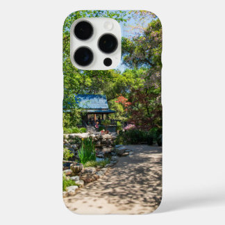 a gorgeous garden at Descanso Gardens iPhone 16 Pro Case