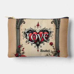 A gothic romance. An ornate, gothic-style  Accessory Pouch