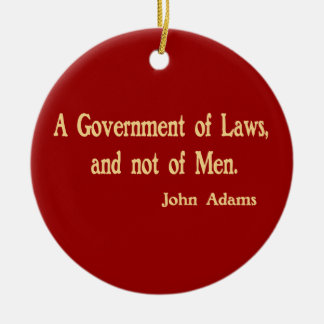 A Government of Laws Ornament