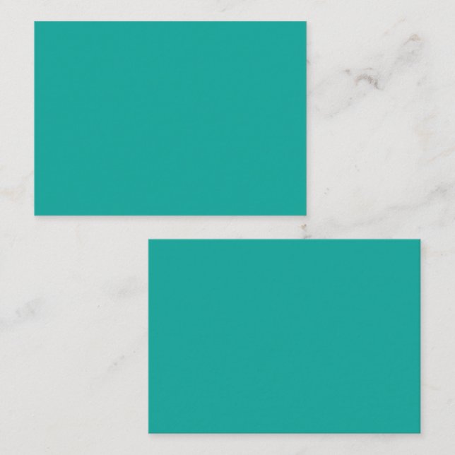 A gradient background blending blue into green. appointment card (Front/Back)