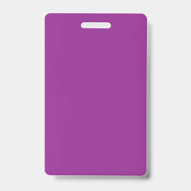 A gradient background blending shades of pink and  badge (Front)