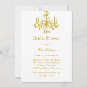 A Grand Ballroom Bridal Shower Invitation
