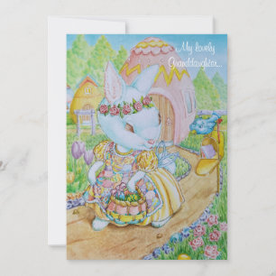 A GRANDDAUGHTER'S PERSONALIZED EASTER CARD 