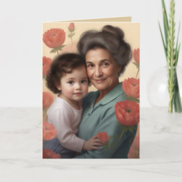 A Grandmother's Embrace - Mother's Day Card
