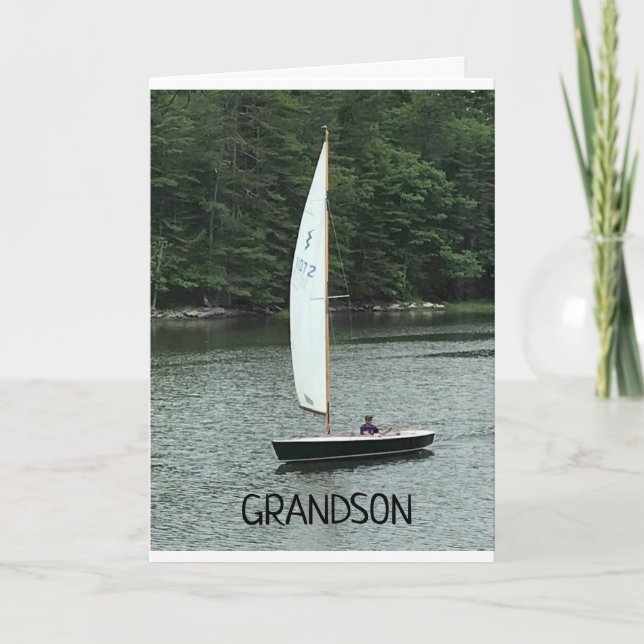 À GRANDSON POUR VOTRE ANNIVERSAIRE ! CARTE (Devant)