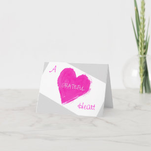 A Grateful Heart Thank You Note