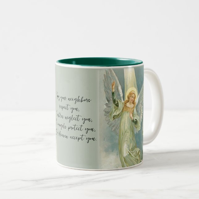 A great and wondrous sign appeared in heaven: Two-Tone coffee mug (Front Right)