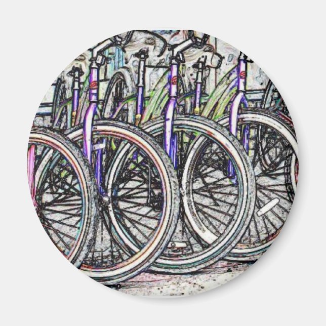 A great bike design magnet (Front)