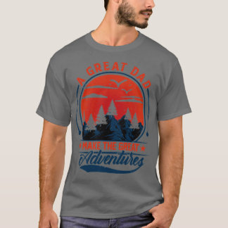 A Great Dad make the great adventures Vintage Moun T-Shirt