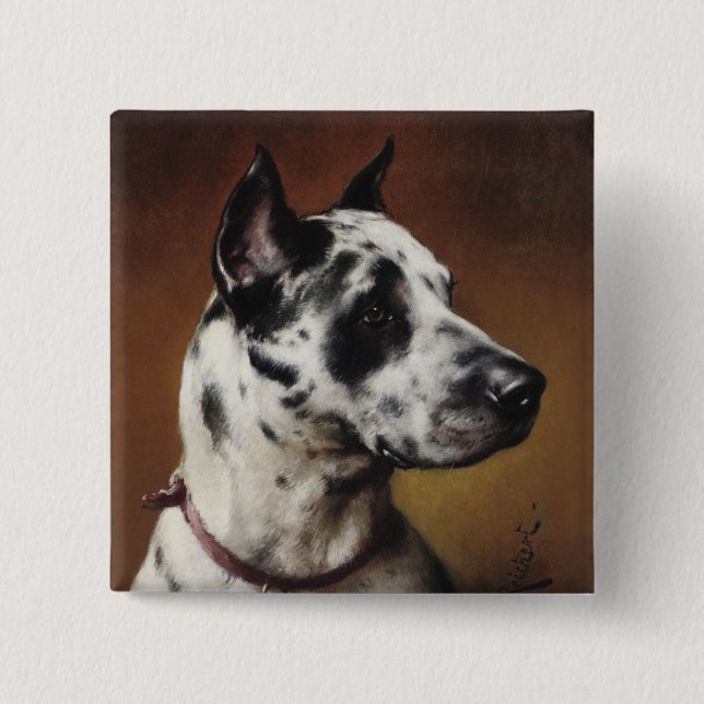 A Great Dane Button (Front)