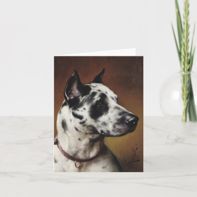 A Great Dane Note Card (Front)