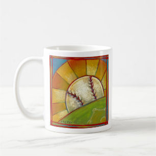 "A Great Day for Baseball" mug