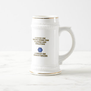 A Great DM Cheats Better Beer Stein