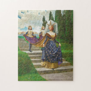 A Great Lady, c. 1910 by John Collier Jigsaw Puzzle