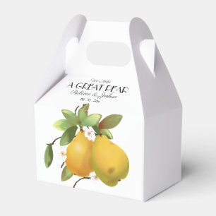 A Great Pear Wedding Favour Favor Box