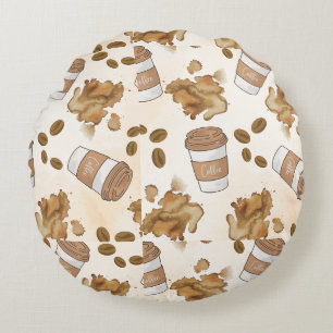 A great pillow, catchy, and appealing or cozy. round pillow