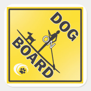 A great sticker for a dog loving paddleboarder
