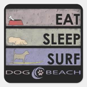 A great sticker for dog and beach lovers!