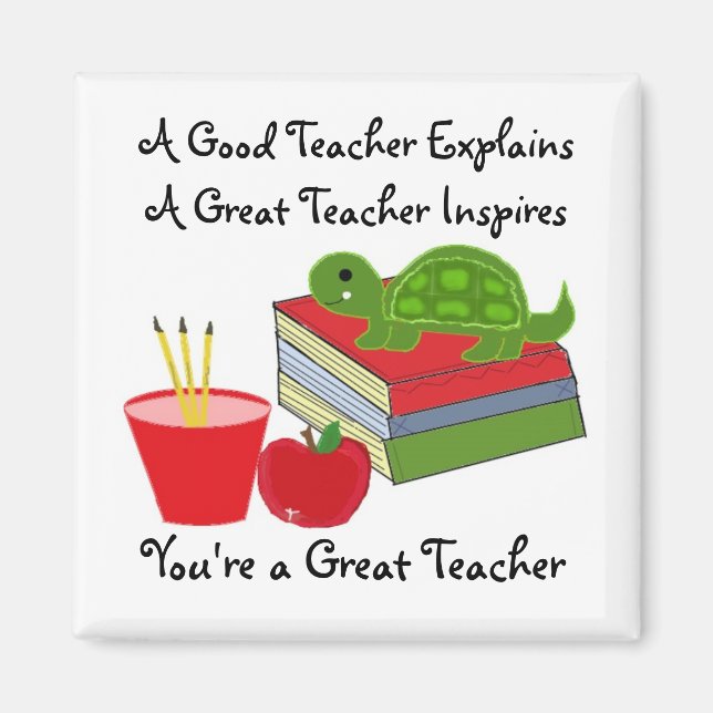 A Great Teacher Magnet (Front)