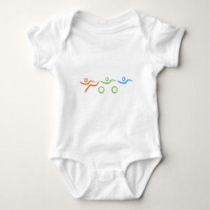 A great Triathlon gift for your friend or family Baby Bodysuit