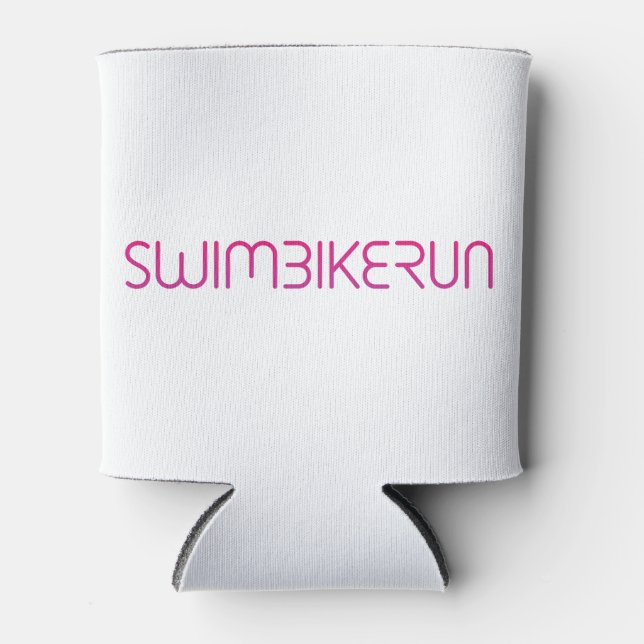 A great Triathlon gift for your friend or family Can Cooler (Front)