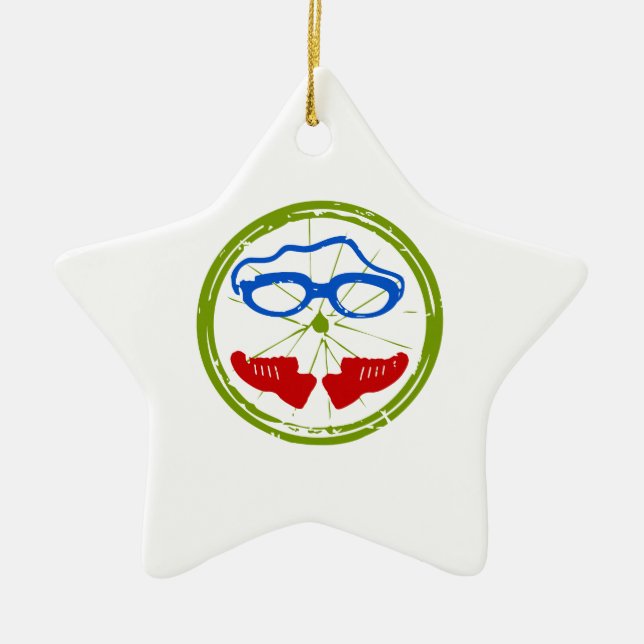 A great Triathlon gift for your friend or family Ceramic Ornament (Front)
