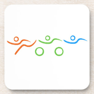 A great Triathlon gift for your friend or family Coaster
