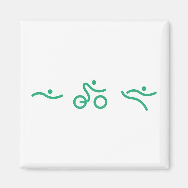 A great Triathlon gift for your friend or family Magnet (Front)