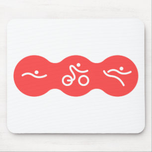 A great Triathlon gift for your friend or family Mouse Pad