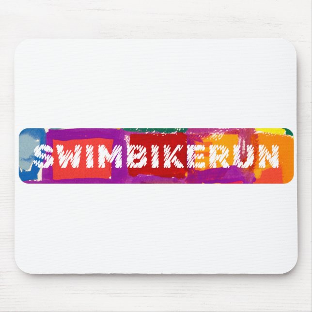 A great Triathlon gift for your friend or family Mouse Pad (Front)