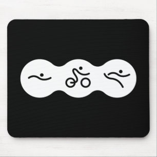 A great Triathlon gift for your friend or family Mouse Pad