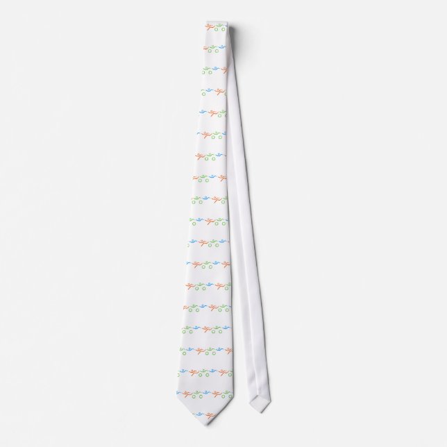 A great Triathlon gift for your friend or family Tie (Front)