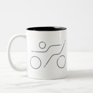 A great Triathlon gift for your friend or family Two-Tone Coffee Mug