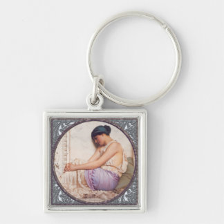 A Grecian Girl Keychain