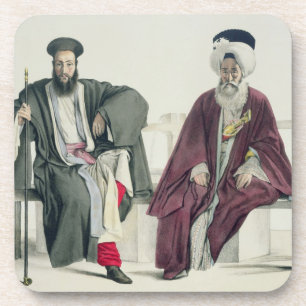 A Greek Priest and a Turk, engraved by the Thierry Coaster