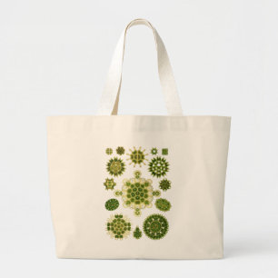 A Green Algae Large Tote Bag