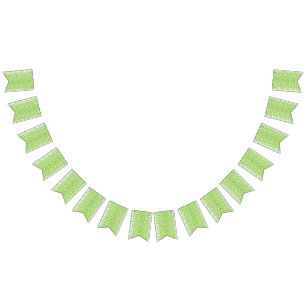 a green and white abstract background bunting flags