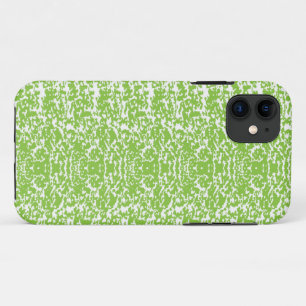 a green and white abstract background iPhone 11 case