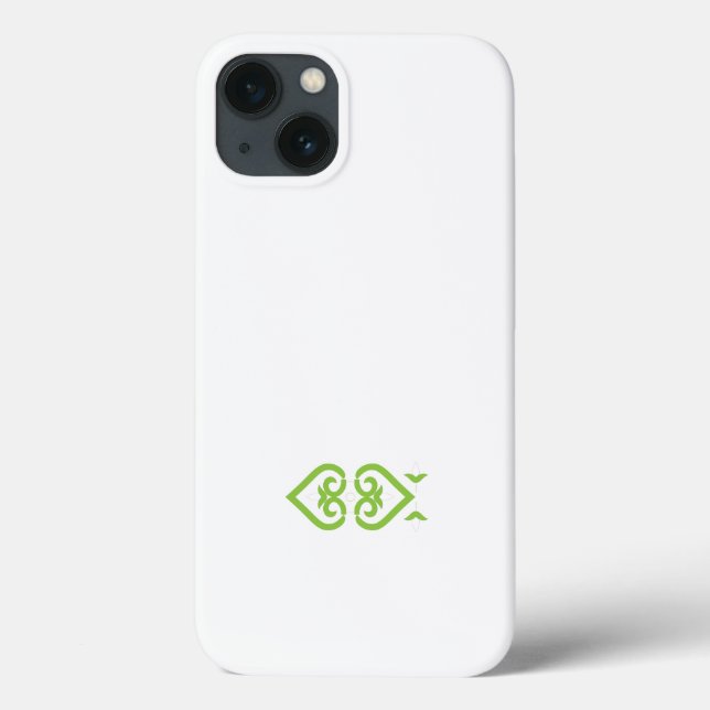 a green and white logo with a stylized design Case-Mate iPhone case (Back)