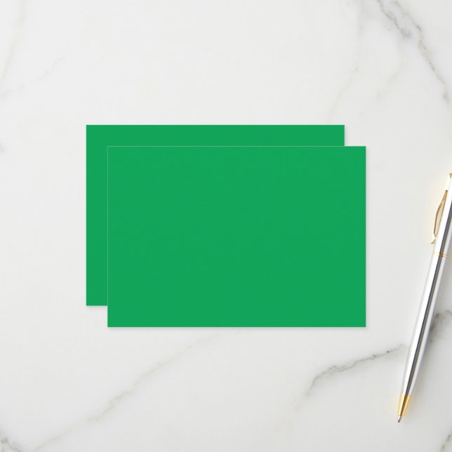 a green background with a RSVP card (Front/Back In Situ)