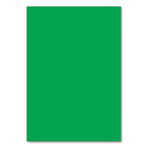 a green background with a table number