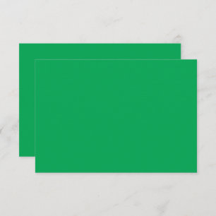 a green background with a thank you card