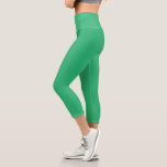 a green background with a white border capri leggings<br><div class="desc">Enhance your visuals with a minimalist and elegant touch! Discover the beauty of green background with white border design for striking colour contrast. Elevate your graphics with a modern twist</div>